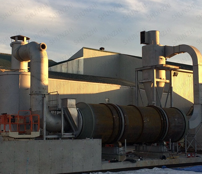 Canadian bentonite drying production line